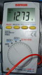 The battery voltage is 12.73V.