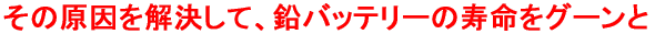 ���̌������������āA���o�b�e���[�̎������O�[����