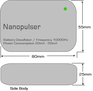 ナノパルサー/Nanopulser - Real Size